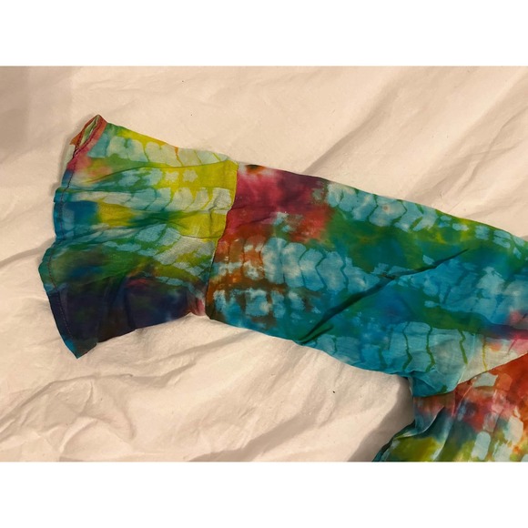 NWT Peace of Cake onesie gown Size 2-4 baby tie dye - Picture 5 of 5